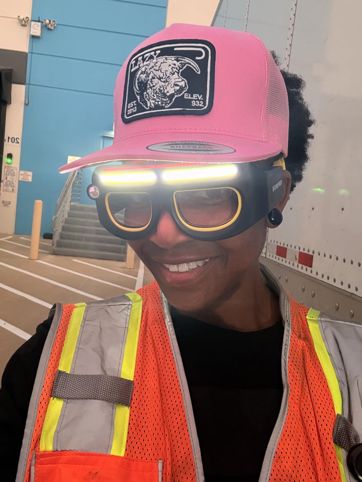 Lumora customer at work